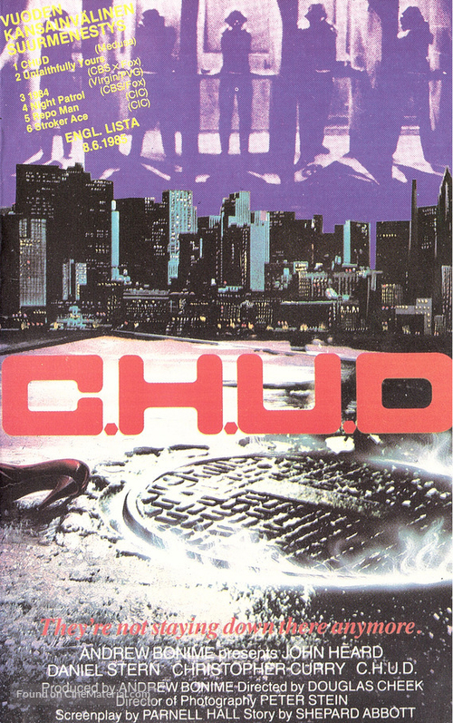 C.H.U.D. - Finnish VHS movie cover