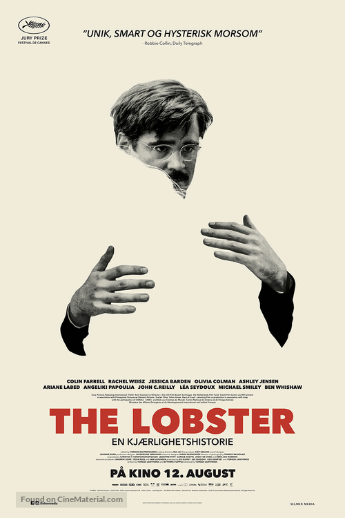 The Lobster - Norwegian Movie Poster