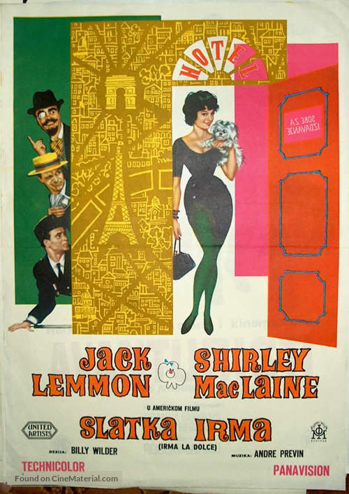 Irma la Douce - Yugoslav Movie Poster