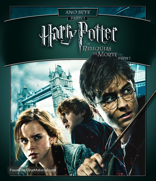 Harry Potter and the Deathly Hallows - Part 1 - Brazilian Blu-Ray movie cover