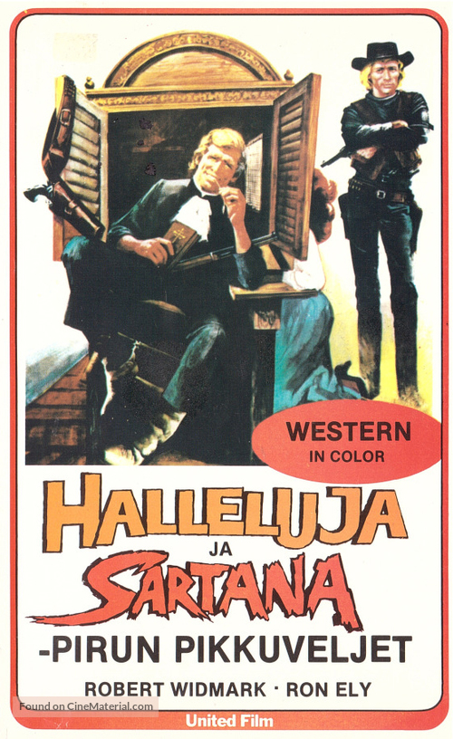 Alleluja e Sartana figli di... Dio - Finnish VHS movie cover