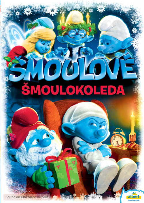 The Smurfs: A Christmas Carol - Czech Movie Cover