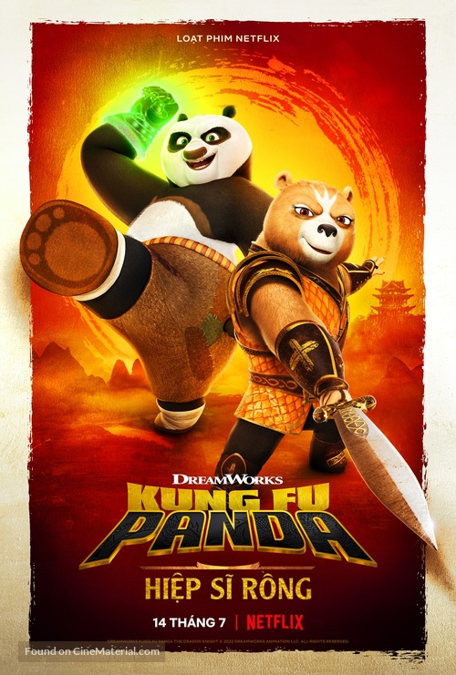 &quot;Kung Fu Panda: The Dragon Knight&quot; - Vietnamese Movie Poster