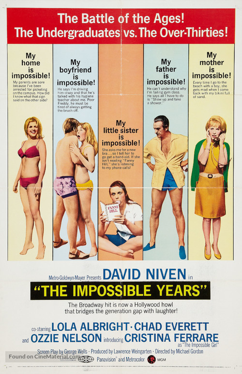 The Impossible Years - Movie Poster