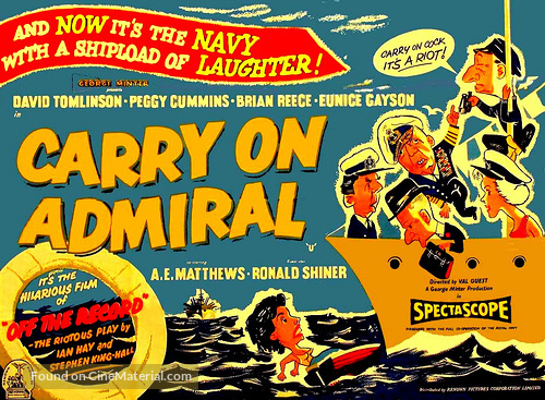 Carry on Admiral - British Movie Poster
