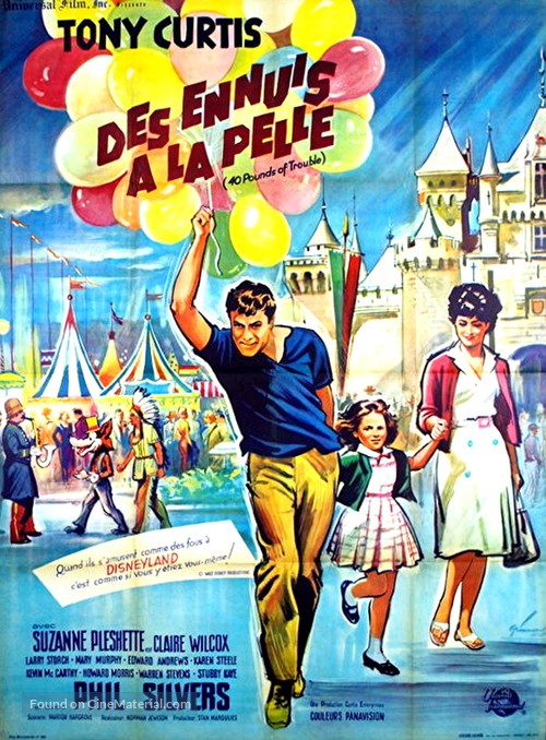 40 Pounds of Trouble - French Movie Poster