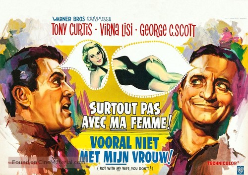 Not with My Wife, You Don&#039;t! - Belgian Movie Poster