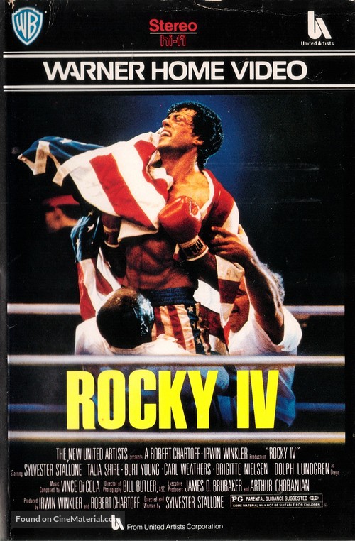 Rocky IV - Italian VHS movie cover