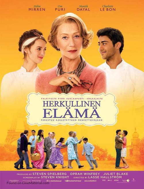 The Hundred-Foot Journey - Finnish Movie Poster