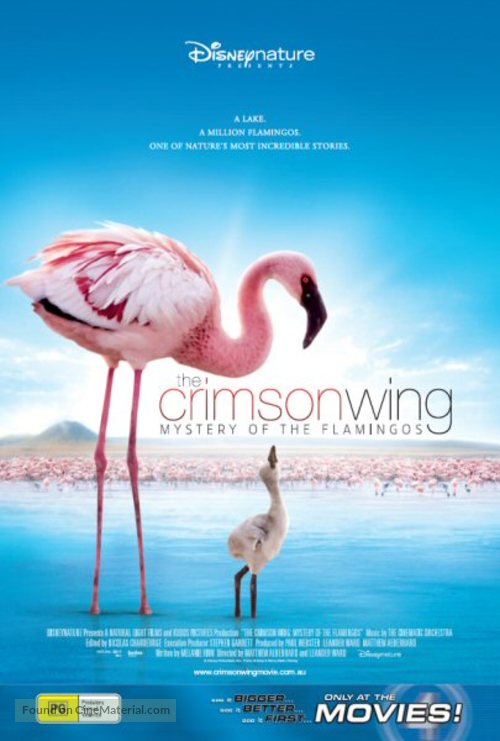 The Crimson Wing: Mystery of the Flamingos - Australian Movie Poster