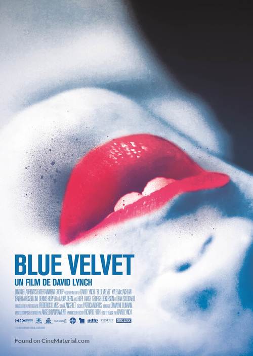 Blue Velvet - French Re-release movie poster