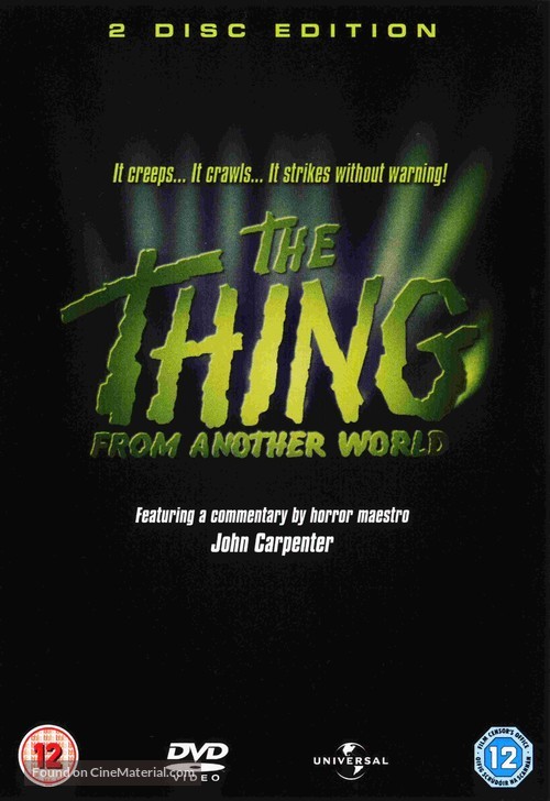 The Thing From Another World - British DVD movie cover