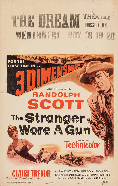 The Stranger Wore a Gun - Movie Poster
