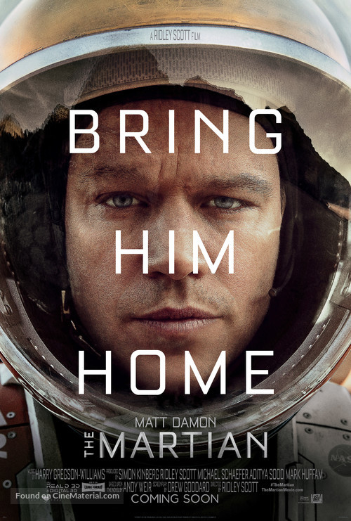 The Martian - Movie Poster