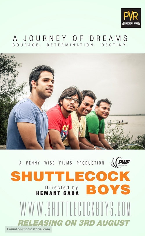 Shuttlecock Boys - Indian Movie Poster