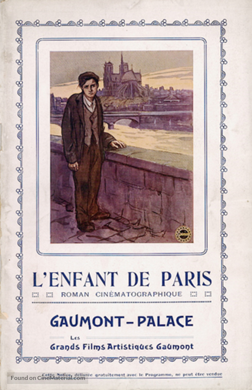 L&#039;enfant de Paris - French poster