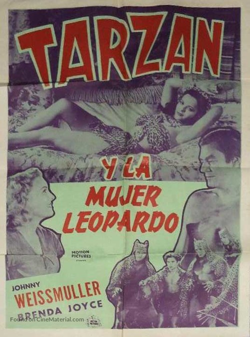 Tarzan and the Leopard Woman - Argentinian Movie Poster