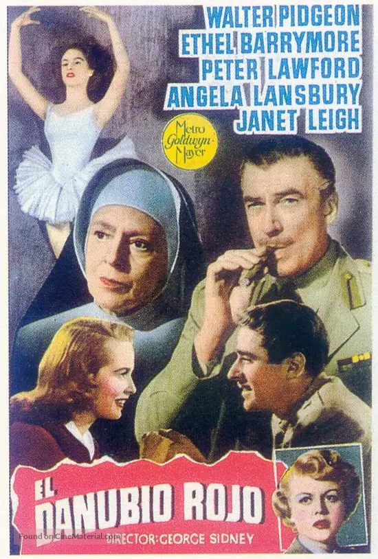 The Red Danube - Spanish Movie Poster