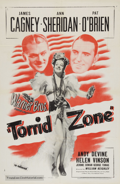 Torrid Zone - Re-release movie poster