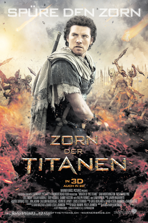 Wrath of the Titans - Swiss Movie Poster