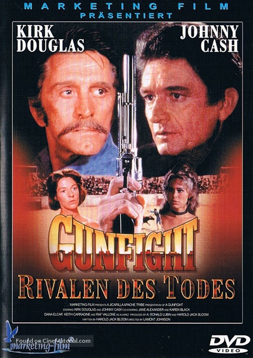 A Gunfight - German DVD movie cover