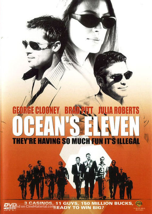 Ocean&#039;s Eleven - DVD movie cover