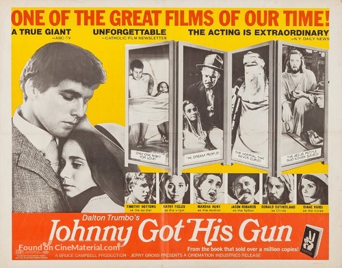 Johnny Got His Gun - Movie Poster