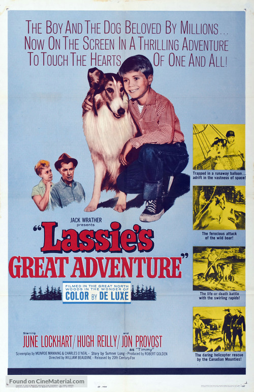 Lassie&#039;s Great Adventure - Movie Poster