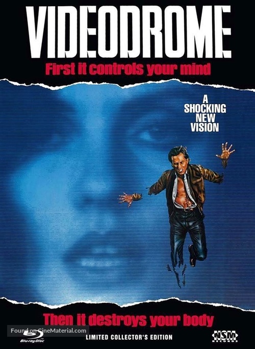 Videodrome - Austrian Blu-Ray movie cover