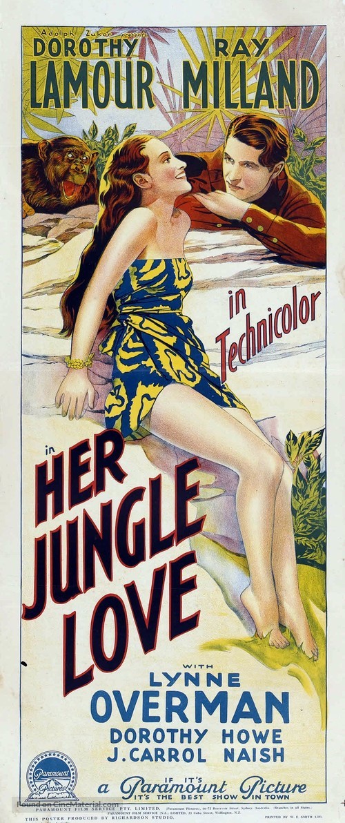 Her Jungle Love - Australian Movie Poster