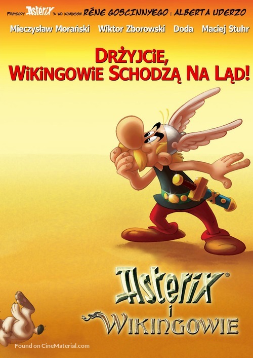 Ast&egrave;rix et les Vikings - Polish poster