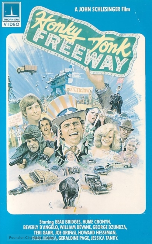 Honky Tonk Freeway - VHS movie cover
