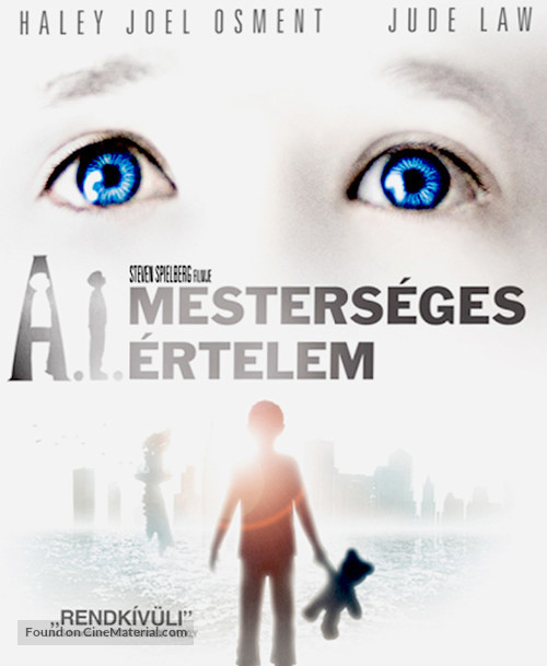 Artificial Intelligence: AI - Hungarian Blu-Ray movie cover