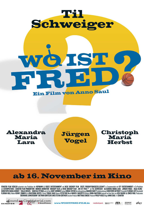 Wo ist Fred!? - German Movie Poster