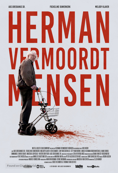 Herman vermoordt mensen - Dutch Movie Poster