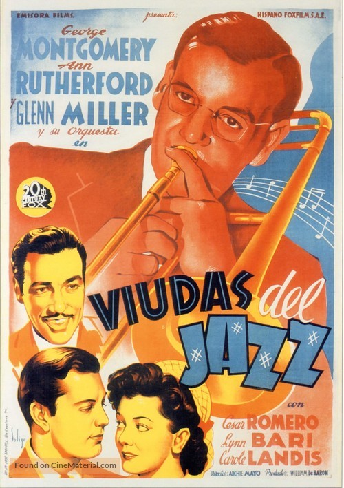 Orchestra Wives - Spanish Movie Poster