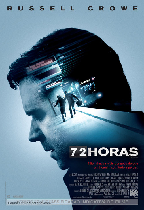 The Next Three Days - Brazilian Movie Poster