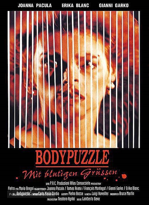 Body Puzzle - German Blu-Ray movie cover