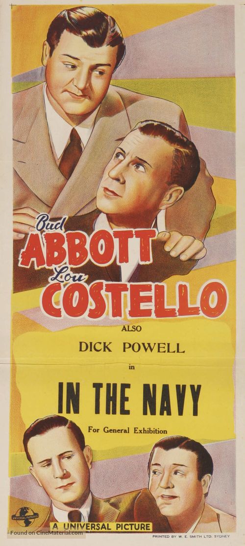 In the Navy - Australian Movie Poster