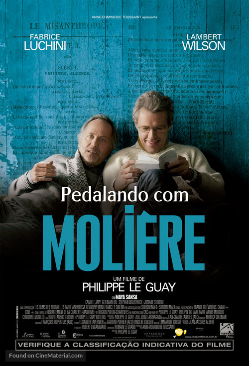 Alceste &agrave; bicyclette - Brazilian Movie Poster
