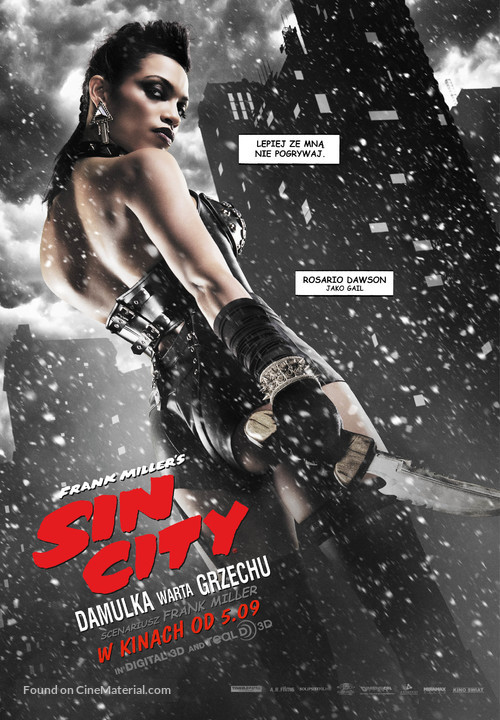 Sin City: A Dame to Kill For - Polish Movie Poster