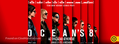 Ocean&#039;s 8 - Hungarian Movie Cover