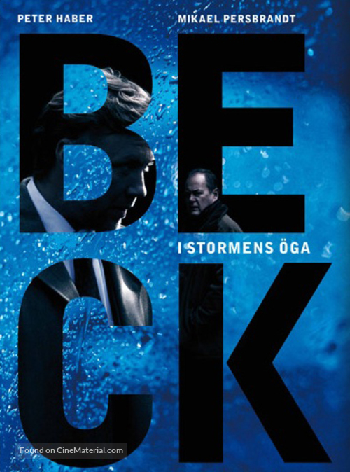 Beck - I Stormens &ouml;ga - Swedish Movie Poster