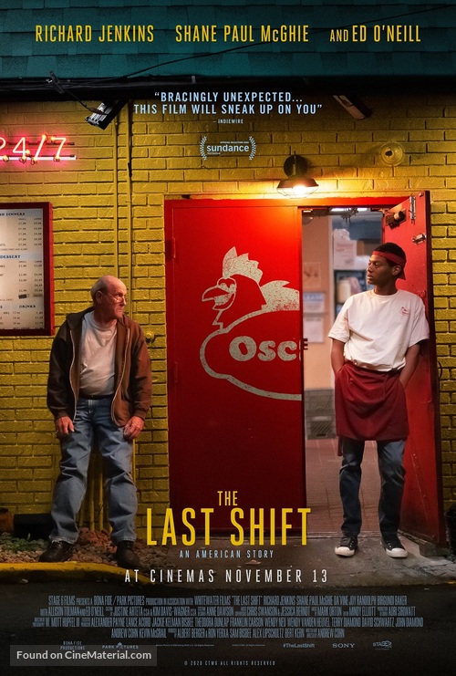 The Last Shift - British Movie Poster