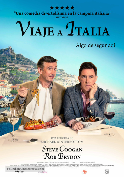 The Trip to Italy - Spanish Movie Poster