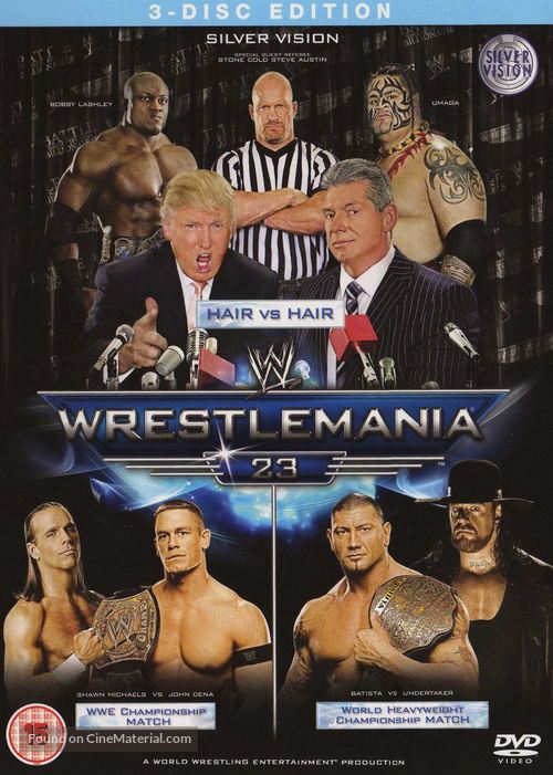 WWE WrestleMania XXIII - British Movie Cover