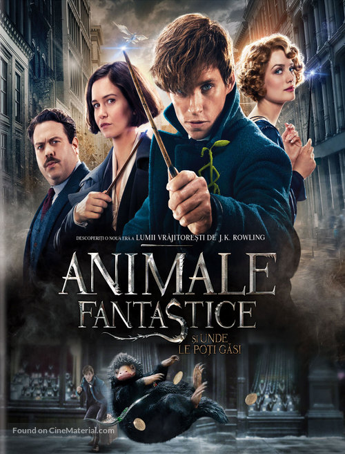 Fantastic Beasts and Where to Find Them - Romanian Blu-Ray movie cover