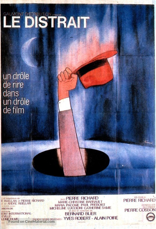 Le distrait - French Movie Poster