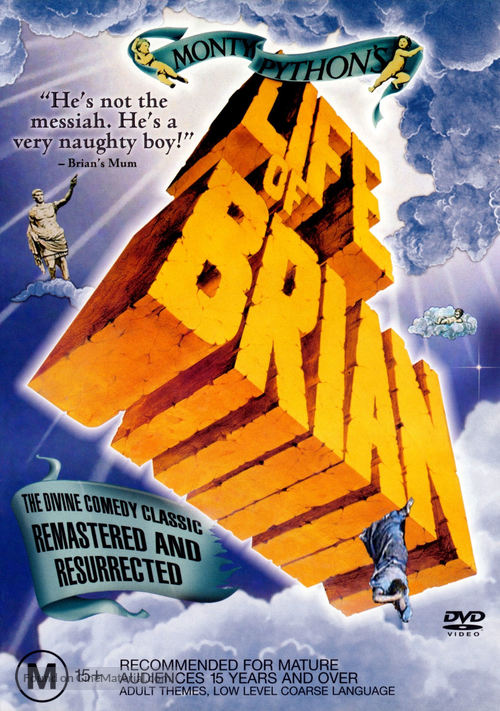 Life Of Brian - Australian DVD movie cover
