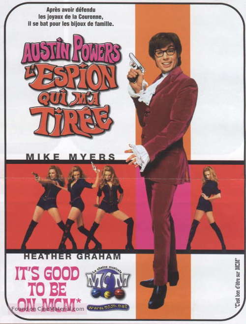 Austin Powers: The Spy Who Shagged Me - French Movie Poster
